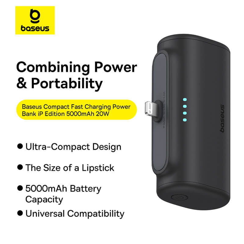 Baseus Compact Fast Charging Power Bank IP Edition 5000mAh 20W Baseus Compact Fast Charging Power Bank IP Edition 5000mAh 20W